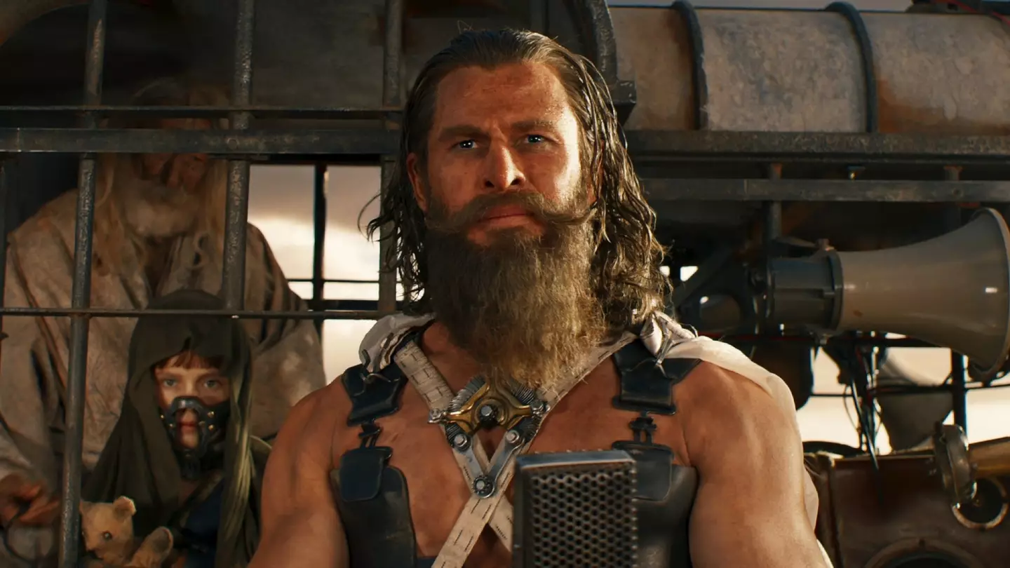 The Aussie actor looks unrecognisable as Dementus in Furiosa: A Mad Max Saga (Warner Bros)