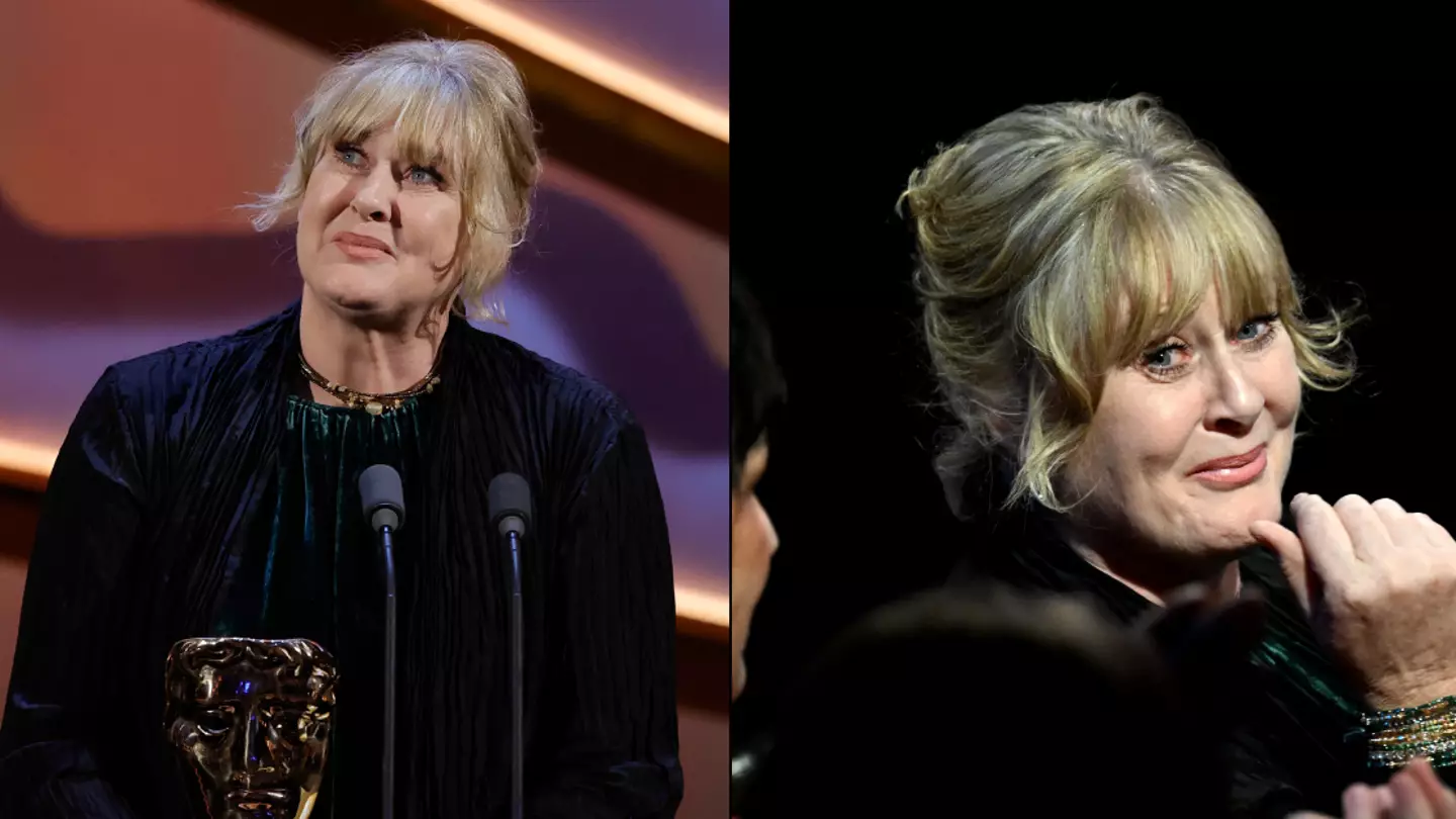 BAFTA viewers have 'jump scare' at Sarah Lancashire's real voice as she accepts Best Leading Actress