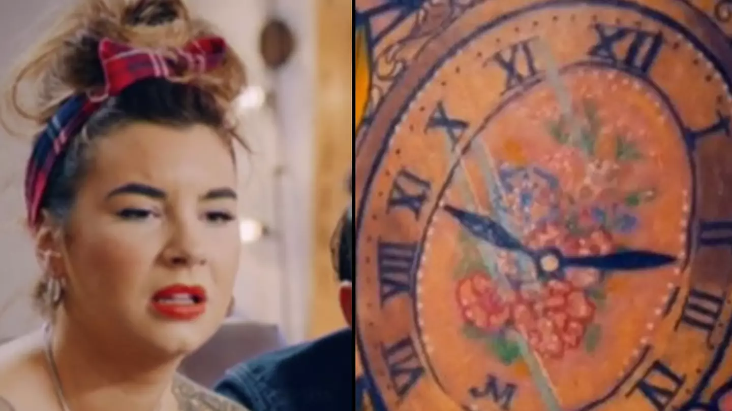 Tattoo Fixers Viewers Pointed Out Embarrassing Mistake On Clock Tattoo Woman Got On The Show