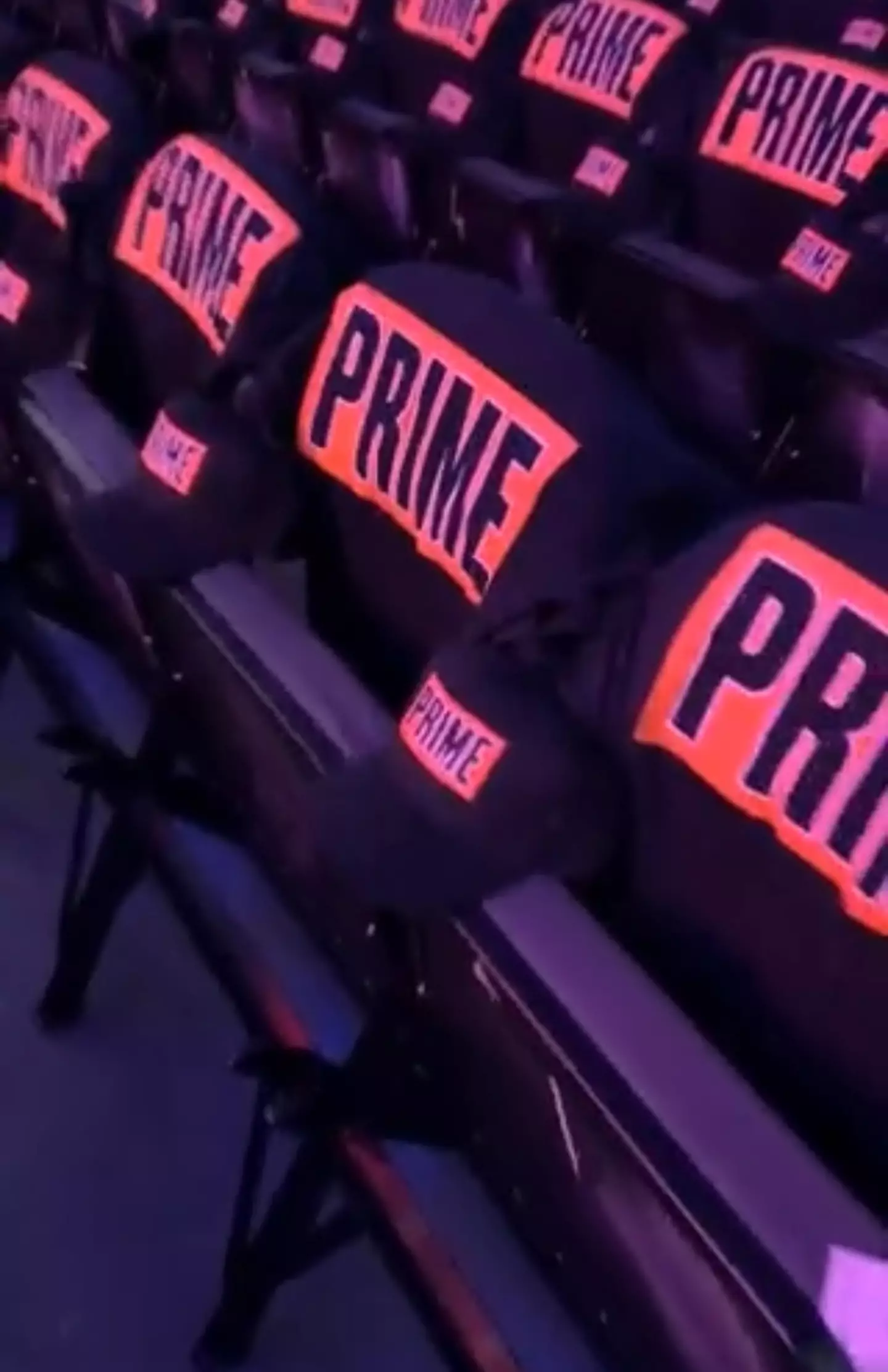 Everyone in attendance of the fight received exclusive Prime merchandise.