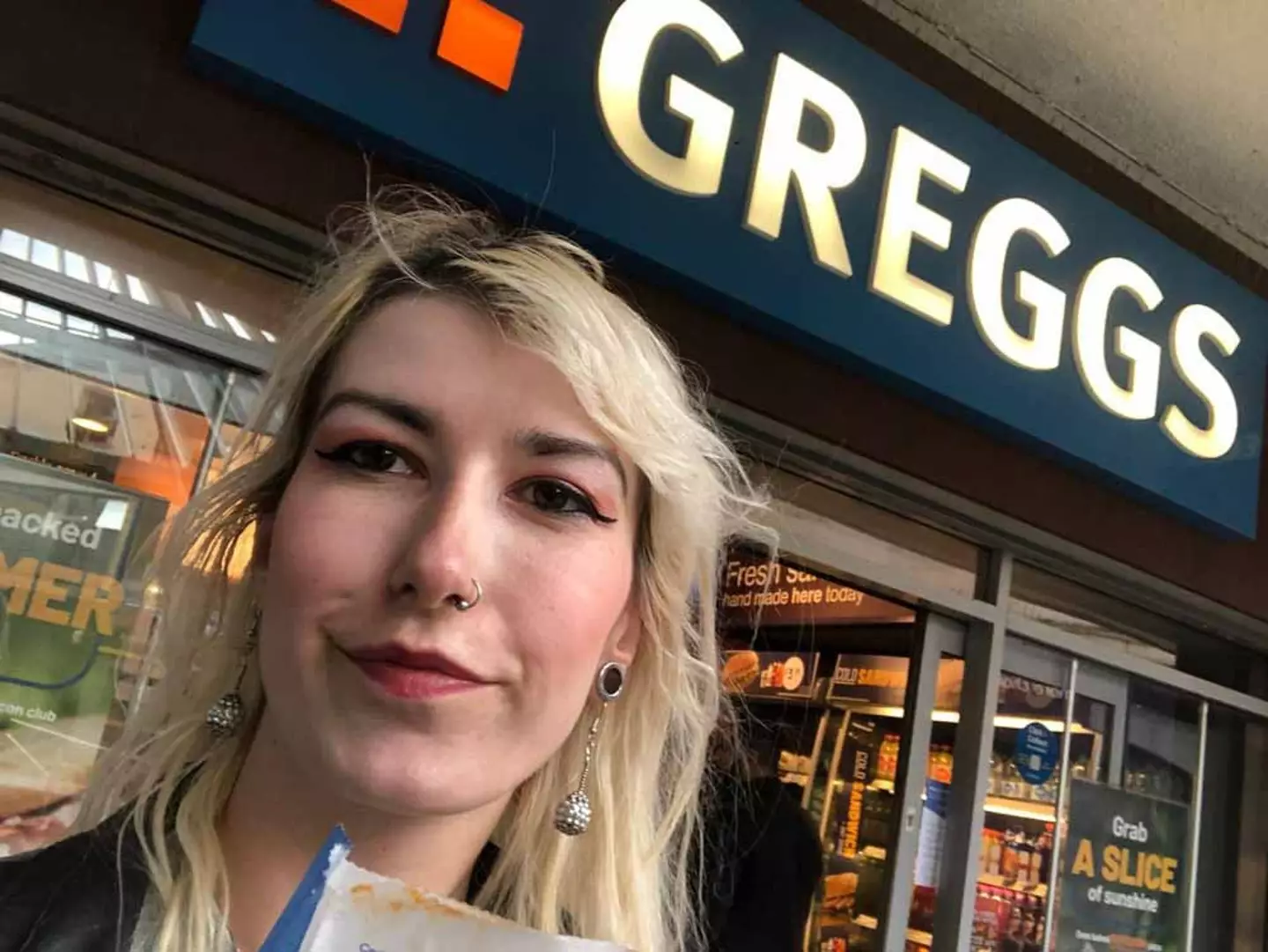 Megan eats Greggs for breakfast, lunch or dinner.