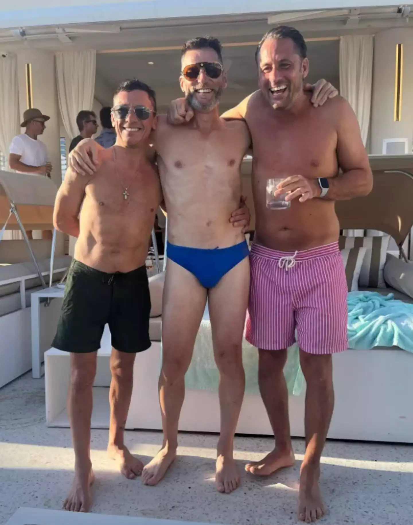 Frankie Dettori, Fred Sirieix and Nick Pickard have all slimmed down during their stint in the jungle.