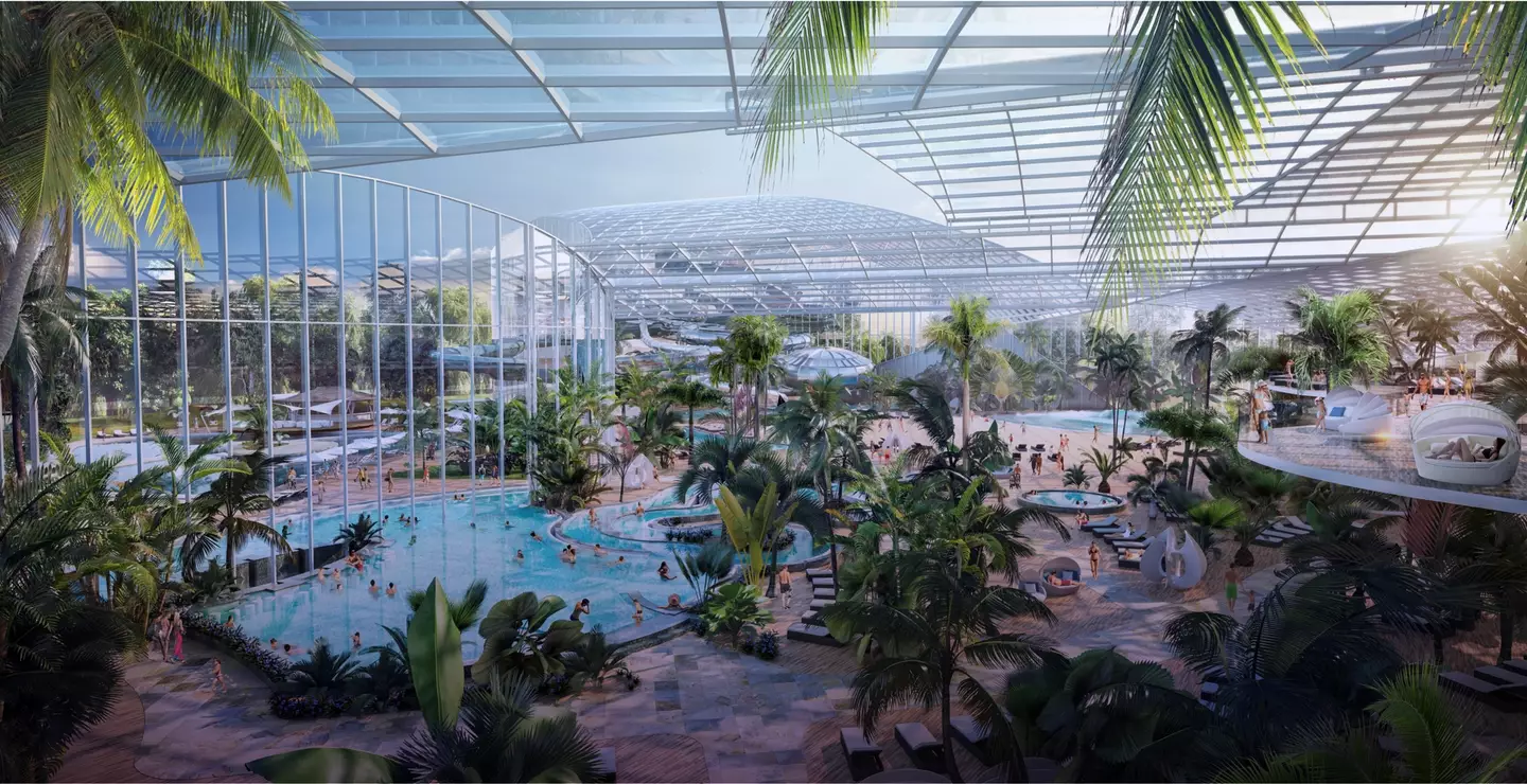 The resort will boast 20 pools and 35 waterslides.