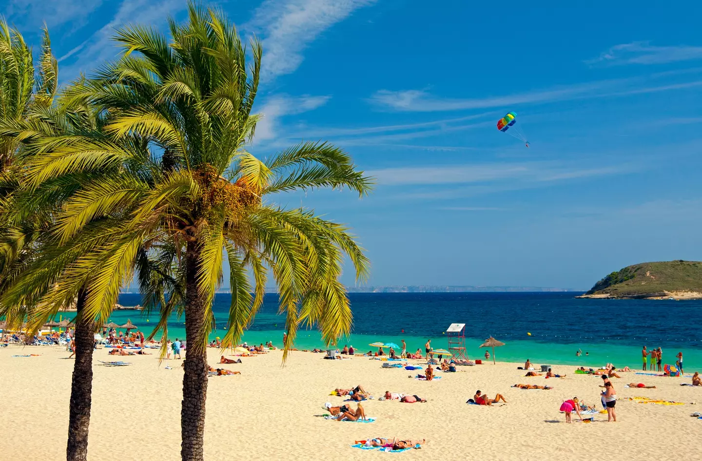 Magaluf on the Spanish island of Majorca is loved by Brits (Getty Stock Images)