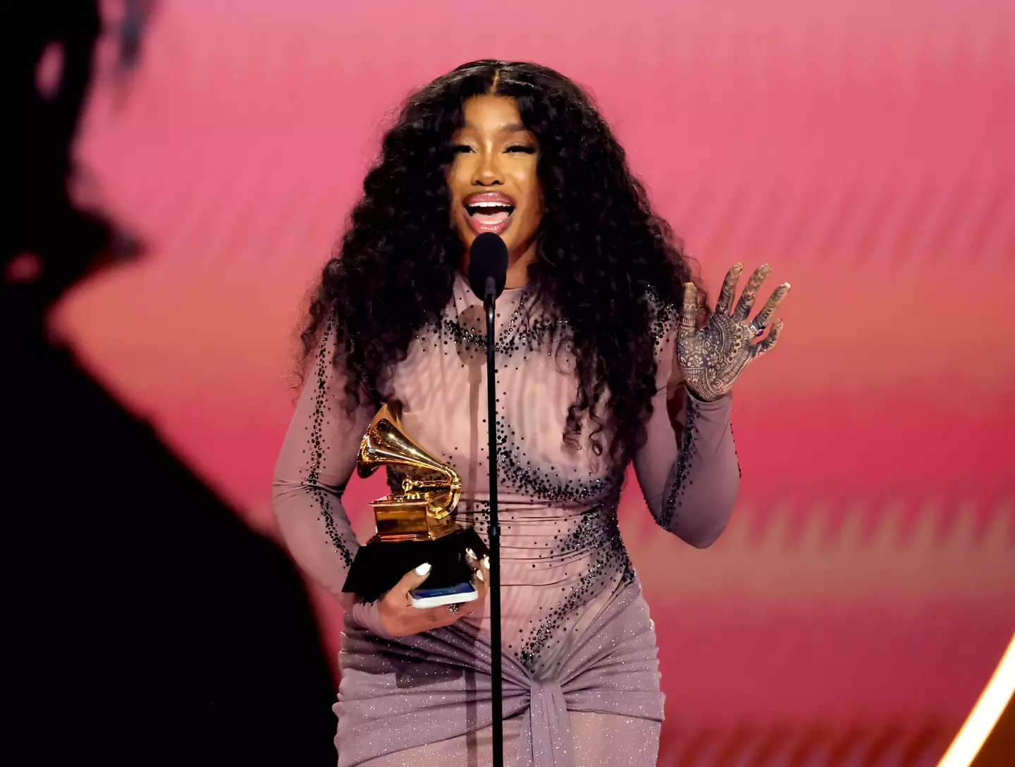 This will be SZA's first time perfoming at Glastonbury. (Kevin Winter/Getty Images for The Recording Academy)