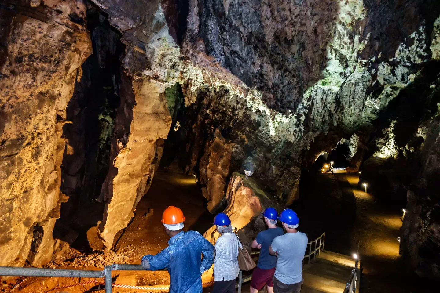 These days the Sterkfontein Caves are a tourist attraction. (Jeffrey Greenberg/Universal Images Group via Getty Images)
