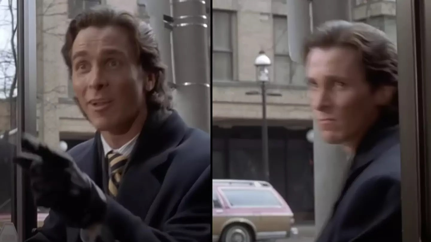 American Psycho fan points out genius split second moment Christian Bale showed he was playing psychopath