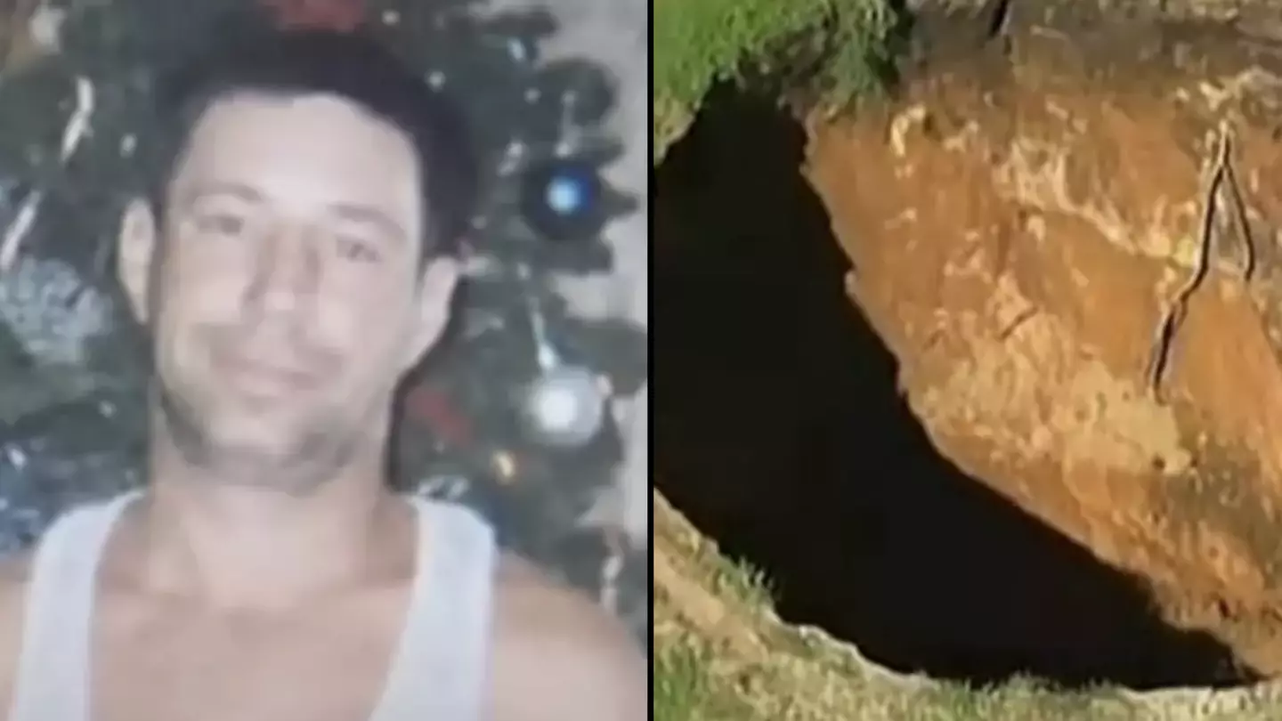Screaming man sucked into huge sinkhole in his bedroom and hasn't been seen since