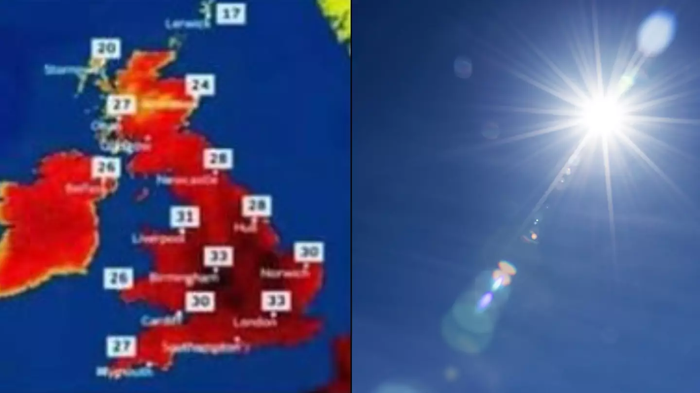 Met Office reporter's warning over doctored weather maps as UK to experience blistering heatwave