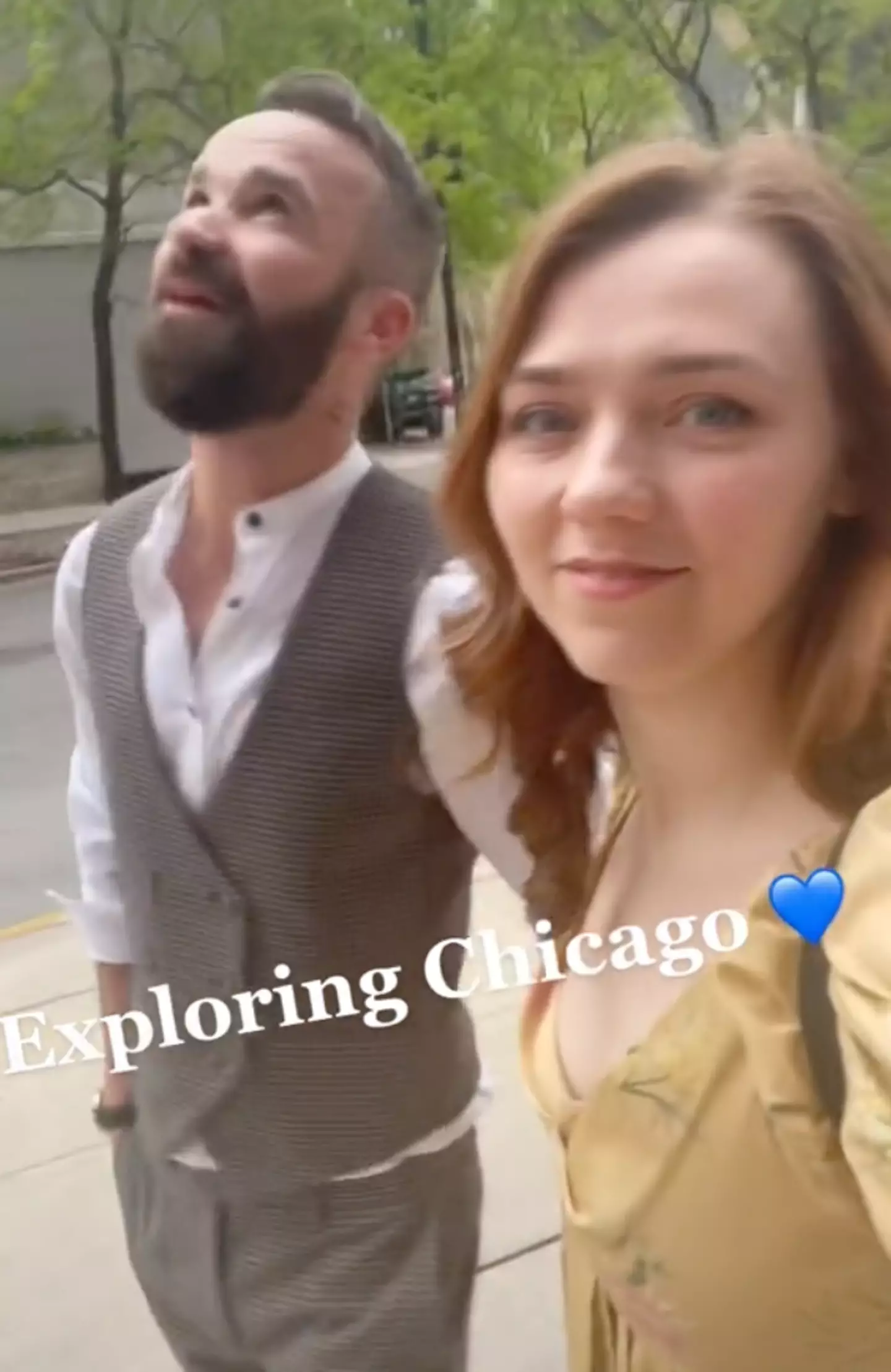 The pair enjoyed dinner and drinks in Chicago.