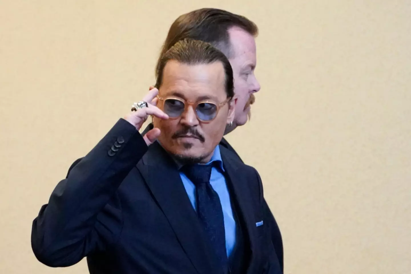Depp won the 2022 defamation trial. (EVELYN HOCKSTEIN/POOL/AFP via Getty Images)