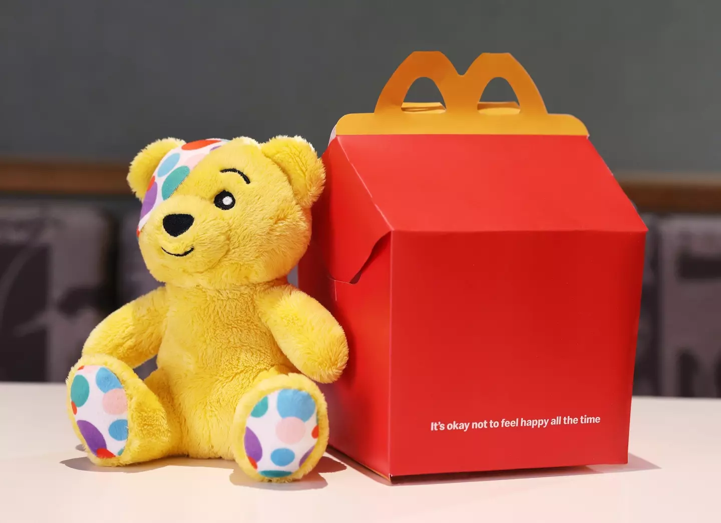 The Happy Meal box design has been changed this week, with some help from Children in Need. (McDonald's)