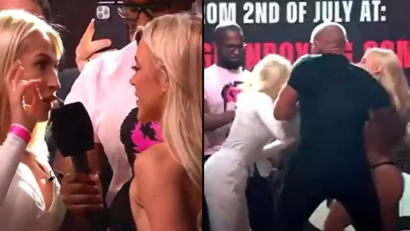 Fight Breaks Out At Boxing Face Off Between Elle Brooke And Astrid Wett