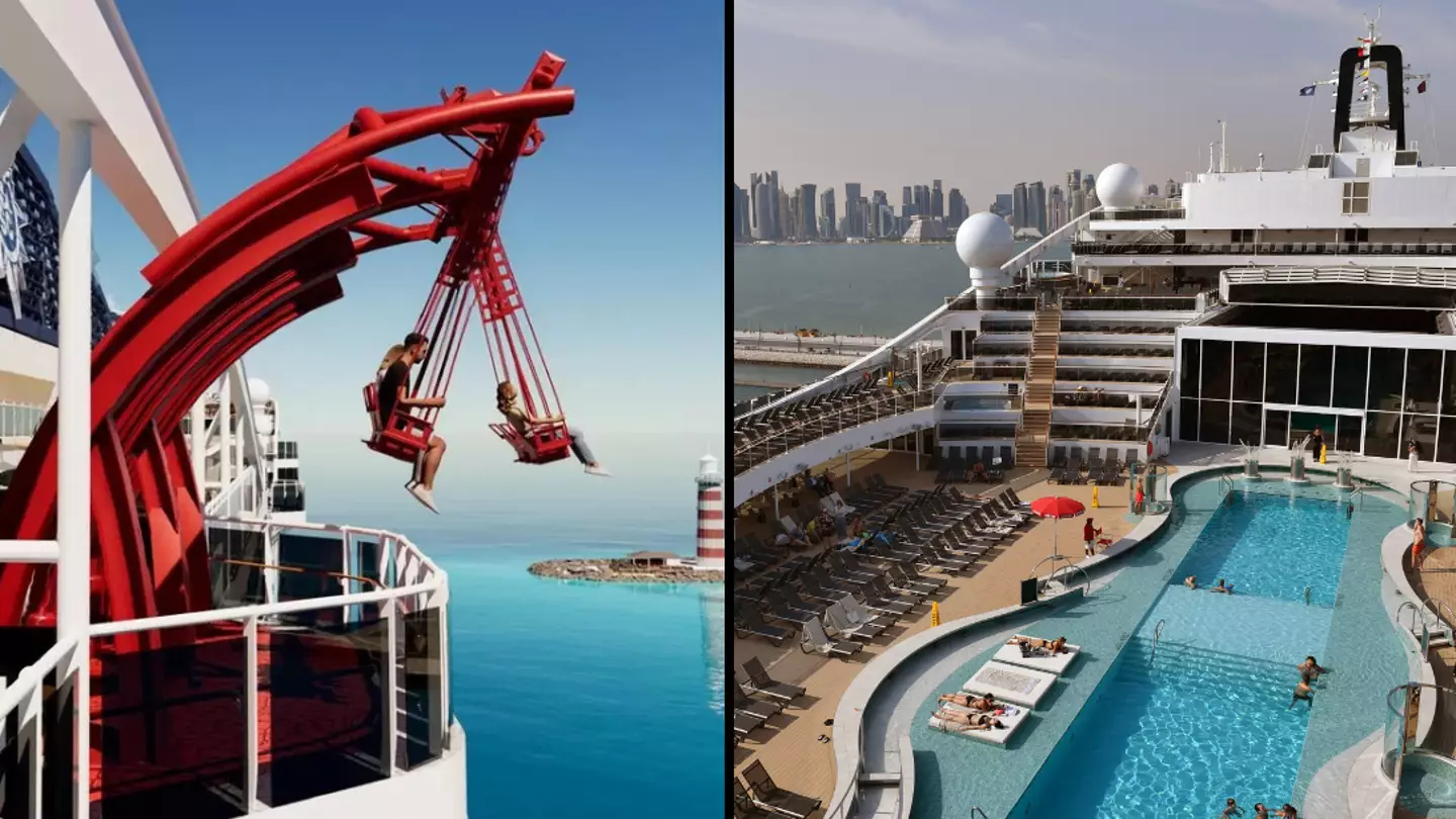 $1 billion cruise ship will have swings that dangle you over the ocean