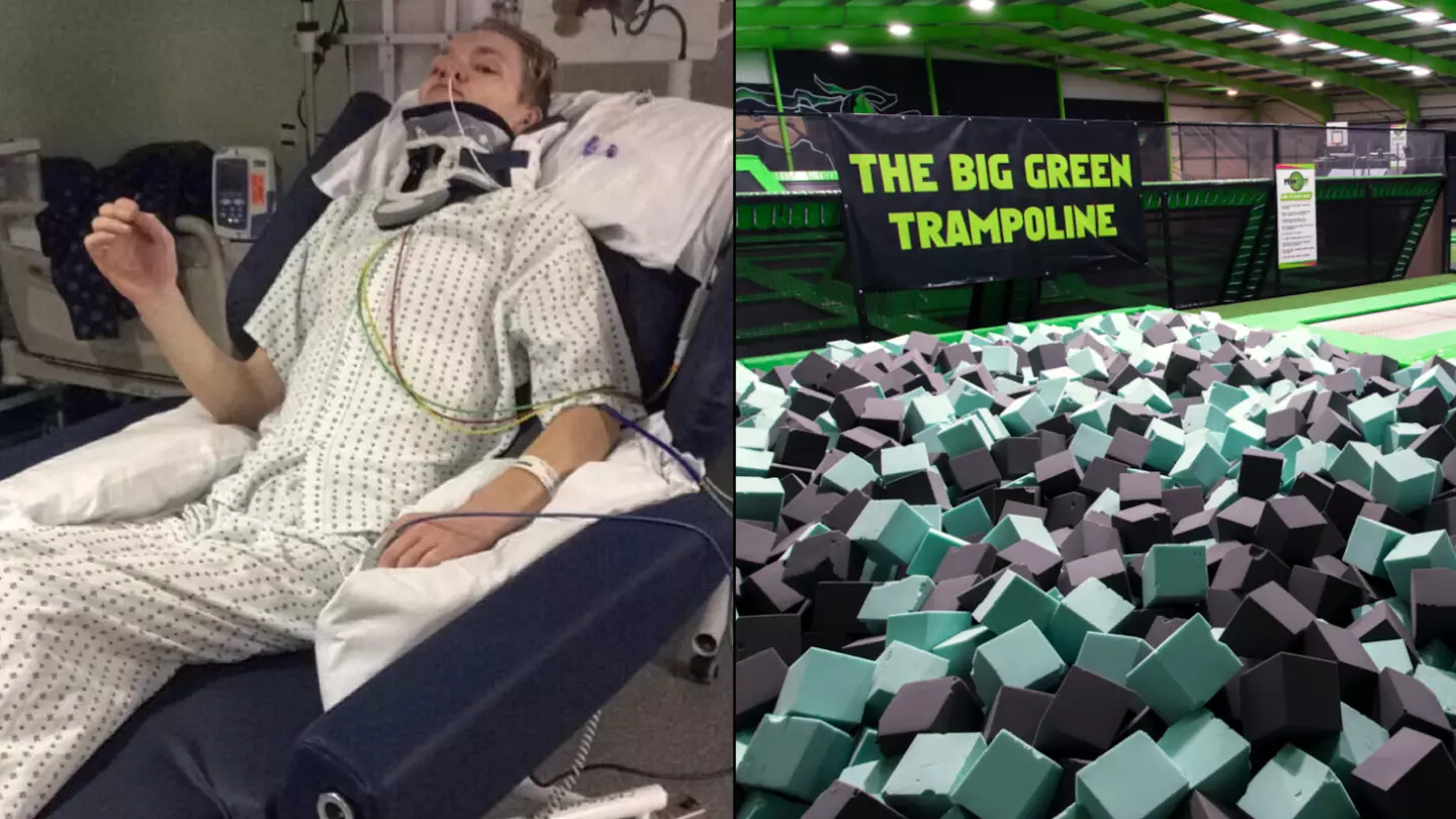 Man paralysed after trampoline park accident said it made his 'blood boil' that 'checks weren't made'