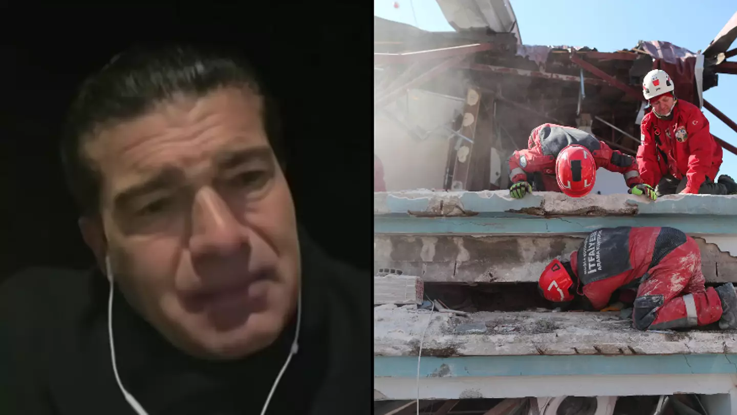 British actor Tamer Hassan breaks down as he reveals family is lost in Turkey following earthquake