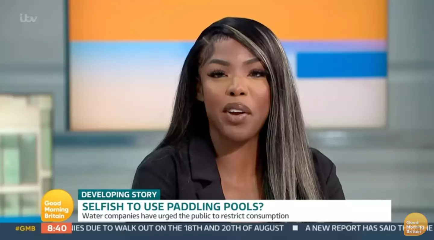 Social media influencer Grace Ajilore believes paddling pools can be 'selfish'.