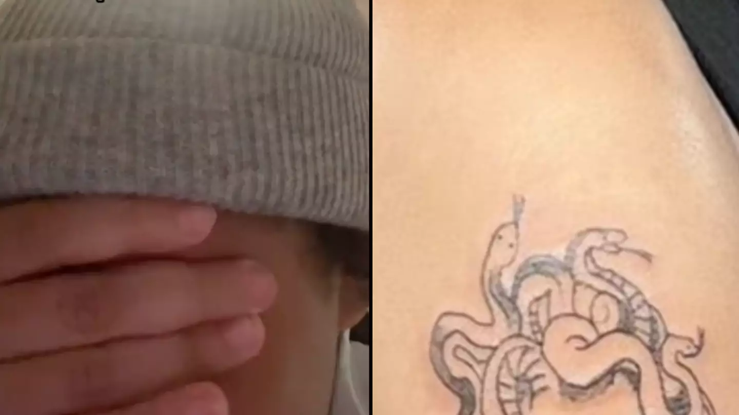Woman wants tattoo ‘covered up’ after getting unwanted sketch from 'inexperienced artist'