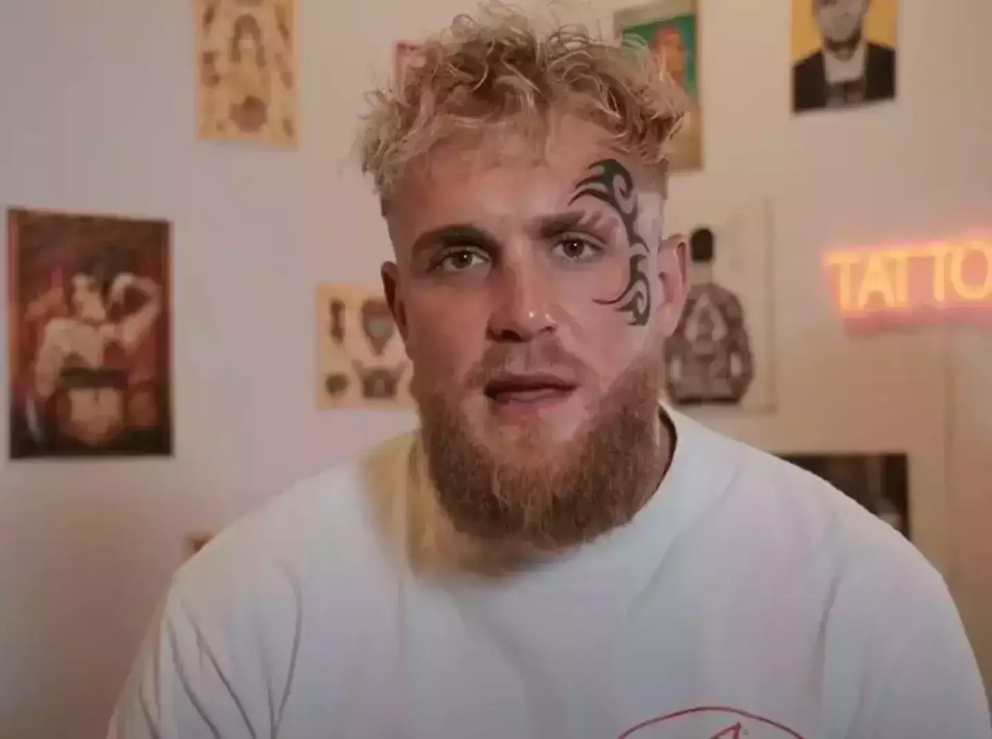 People aren't fancying his chances after this latest update. (YouTube/Jake Paul)