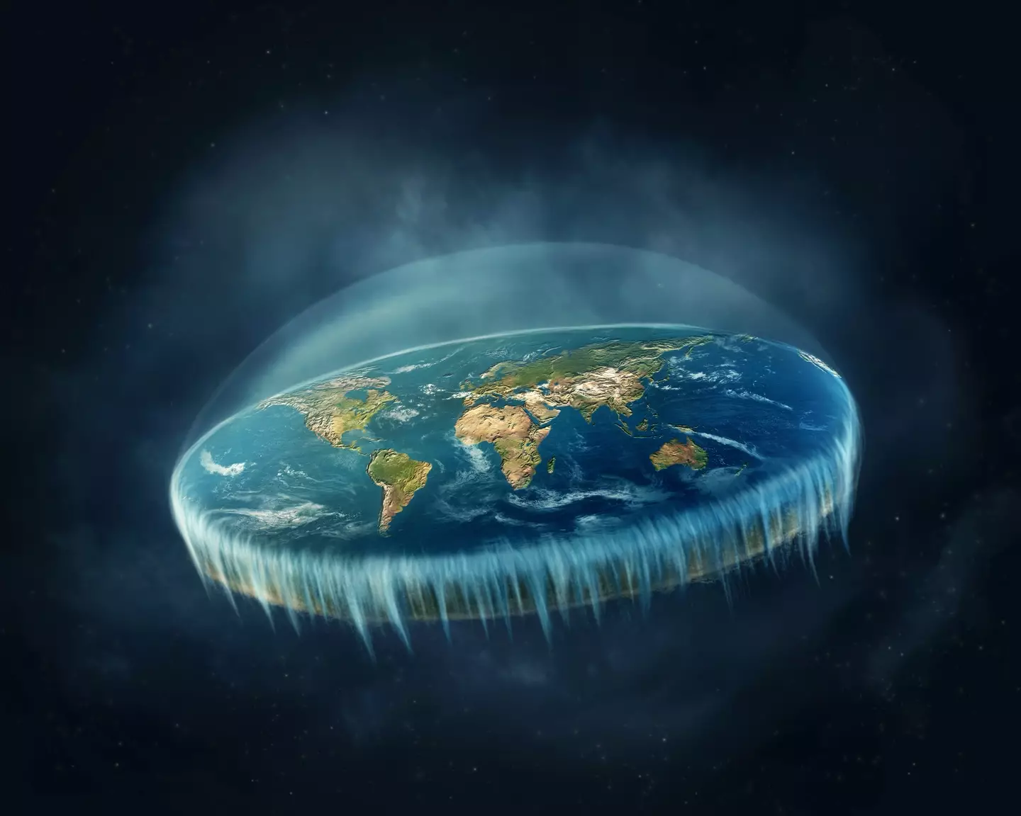 Pictured: What our planet definitely doesn't look like. (Getty Stock Image)