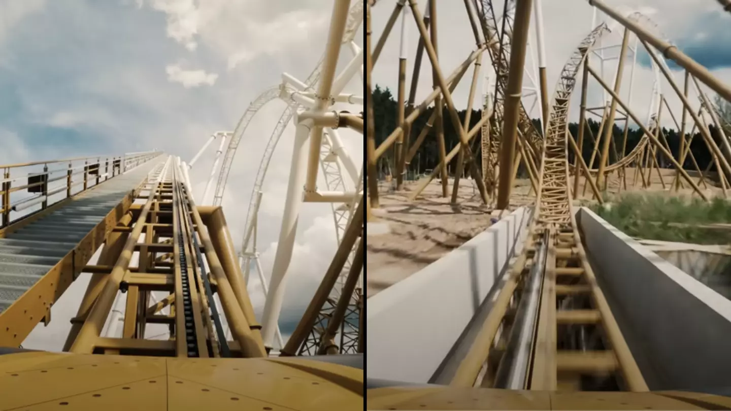 Front-row footage shows terrifying reality of UK’s new ‘tallest and fastest rollercoaster’