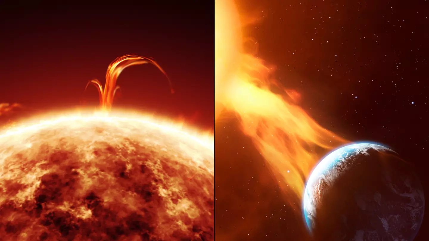 Warning as biggest solar storm in decades could wipe out the internet and mobile phones today