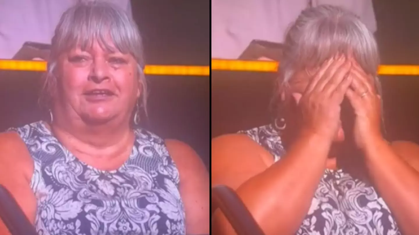 Woman holds head in hands after realising mistake in 1-9 The 1% Club question
