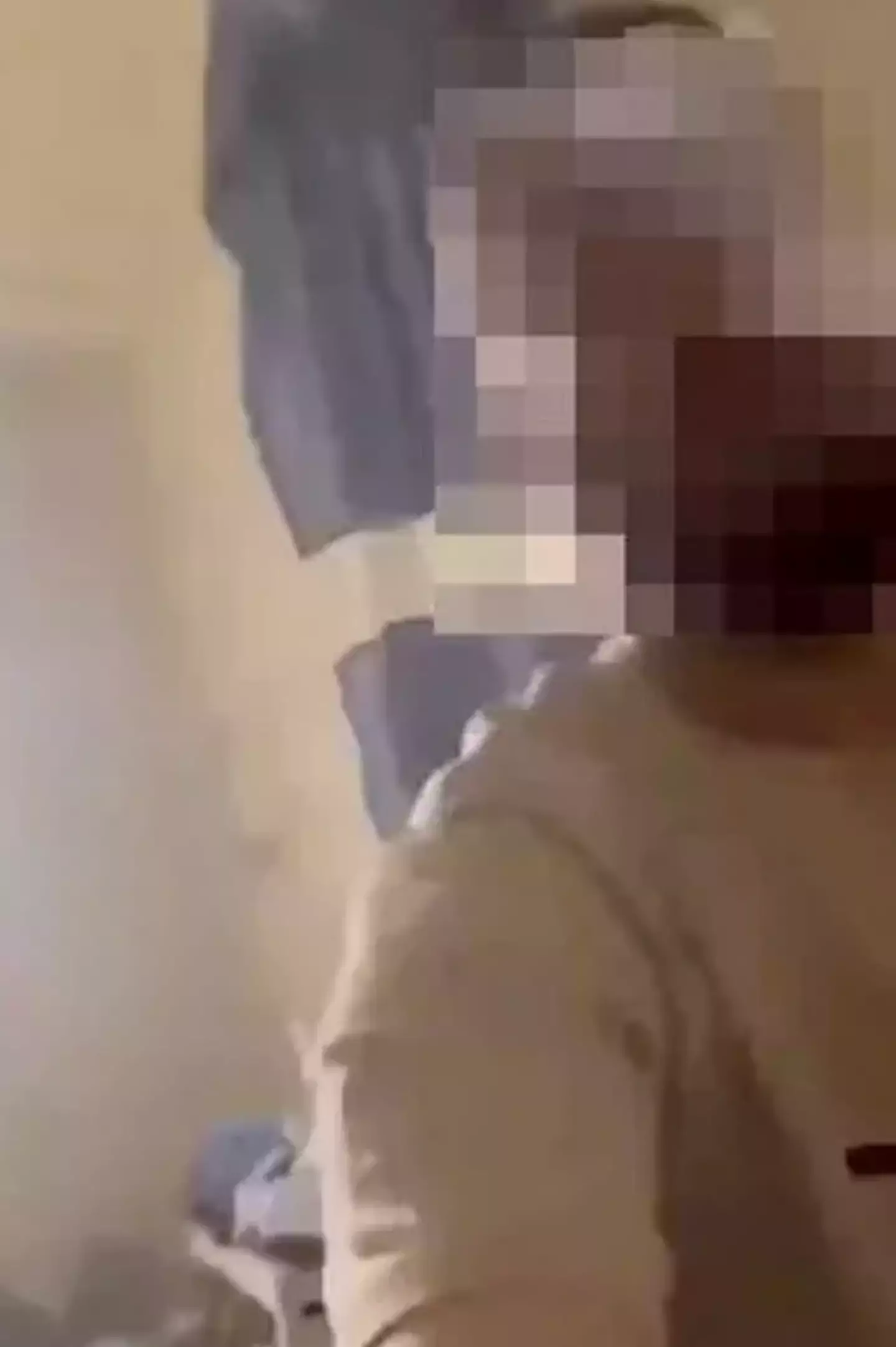 Another inmate filmed the whole thing and called his friend a 'gangster' as the sexual act took place. (X)