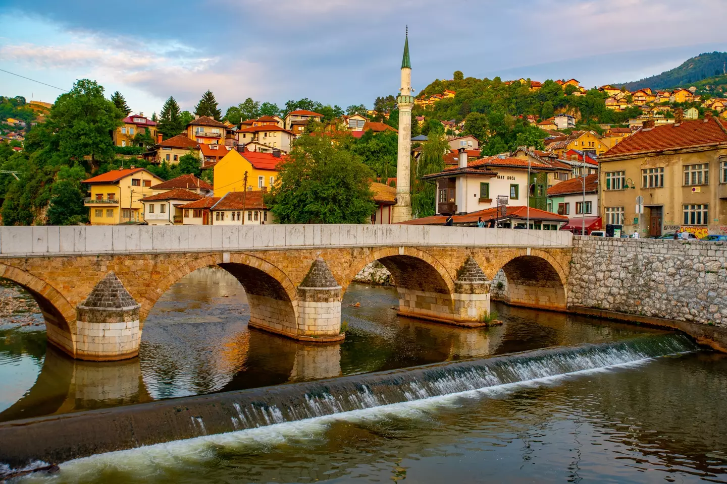 Bridges on the Miljacka River in Sarajevo, Bosnia and Herzegovina (Getty Stock Images)