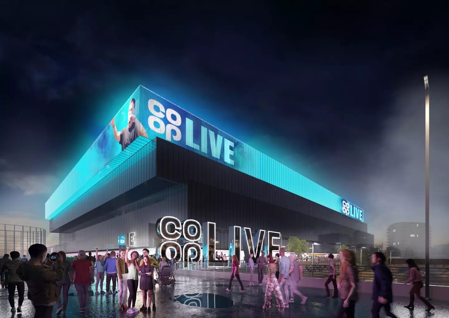 Music fans have been given a first look inside Britain’s largest arena which is opening in December next year.