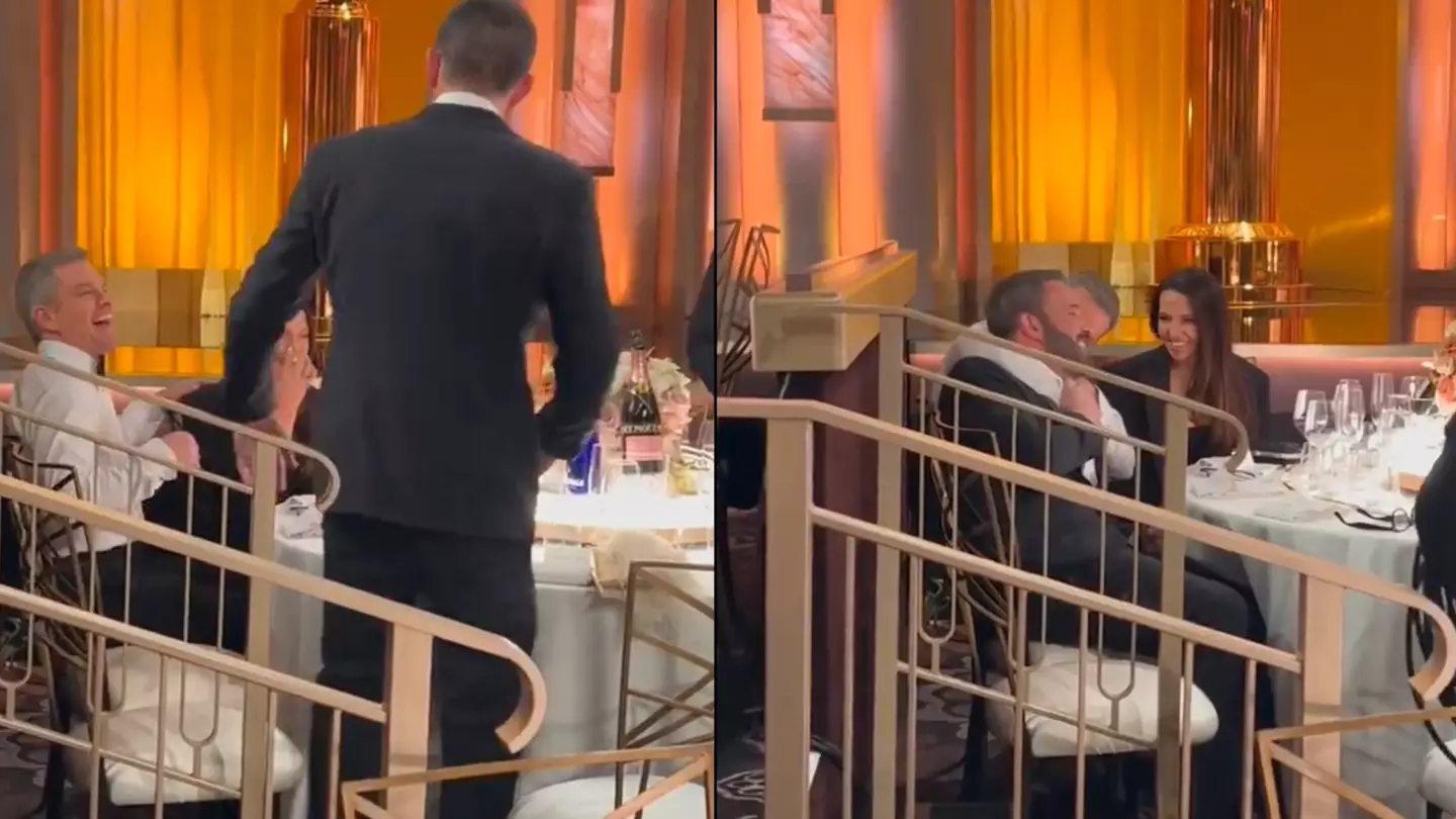 Ben Affleck surprising Matt Damon at Golden Globes was most wholesome moment of the night