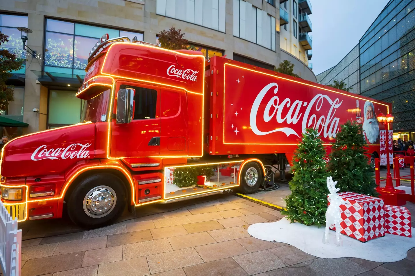 The Coca-Cola truck will be back on the road soon. Credit Matthew Horwood/Getty