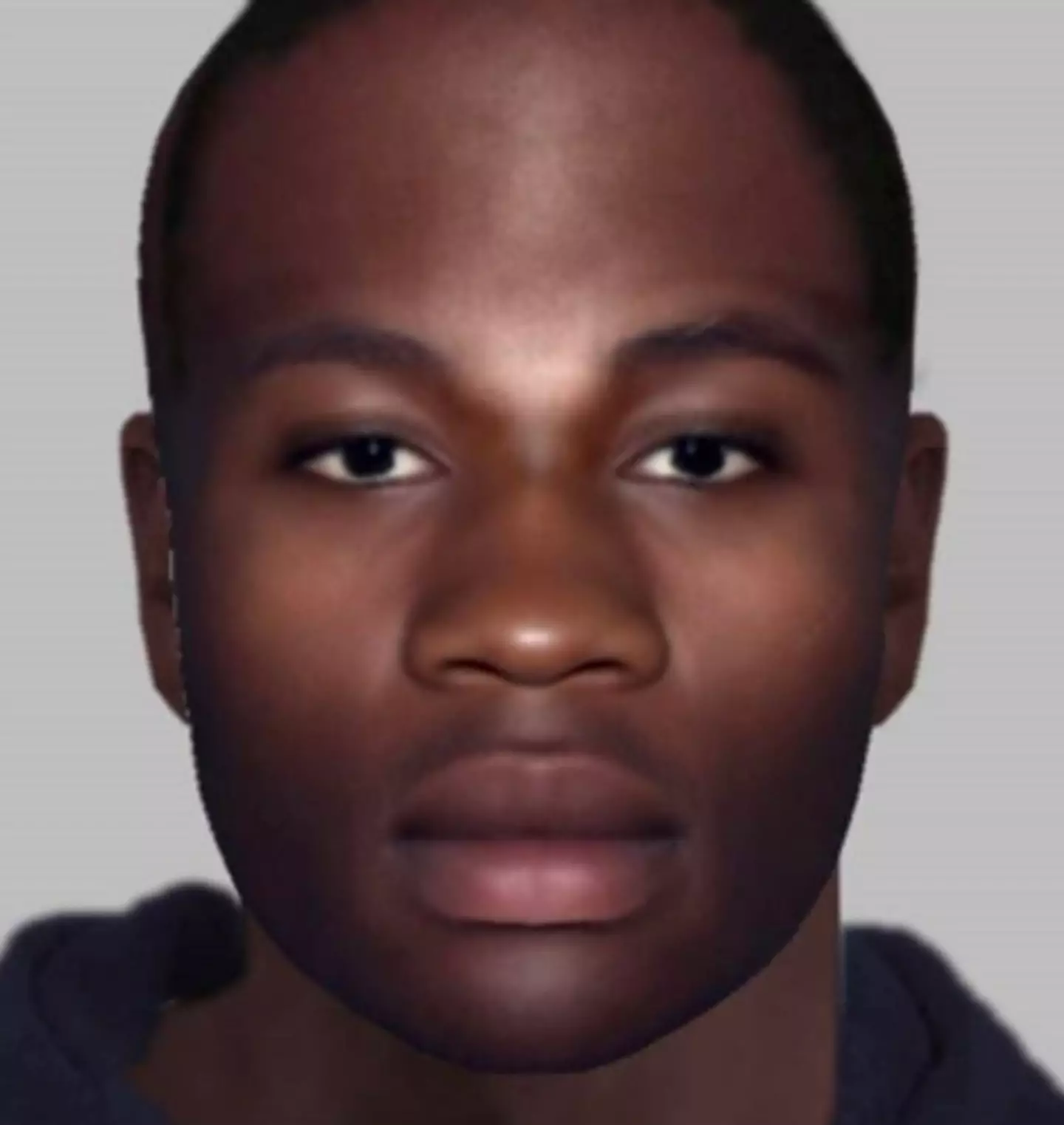 An e-fit of the man whose body was found in the plane's undercarriage.