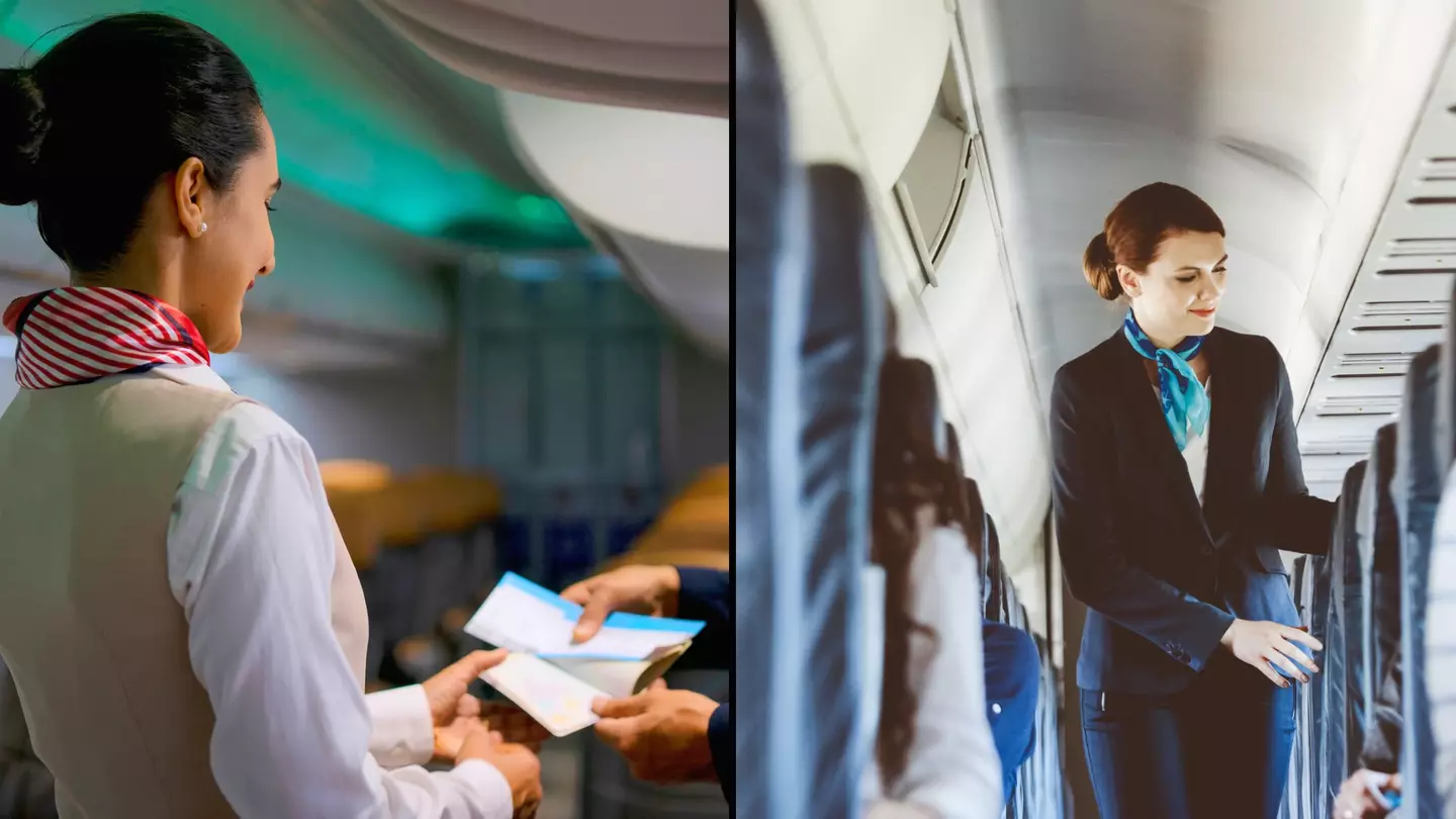 Real reason flight attendants say hello to you as you board plane
