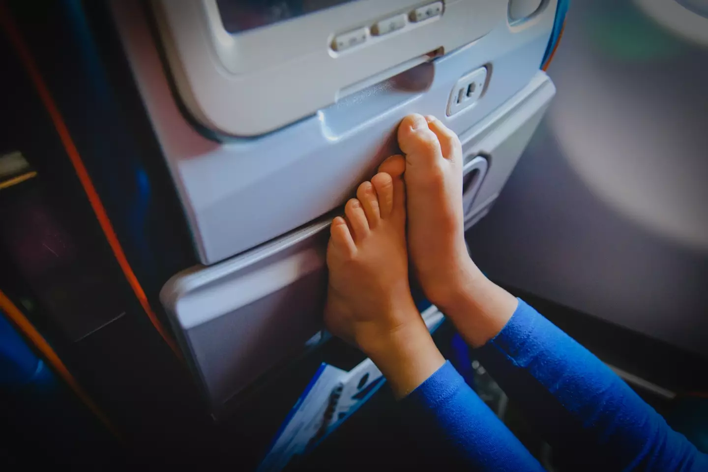Some passengers stuck their feet in the space, while others found someone else's vomit.