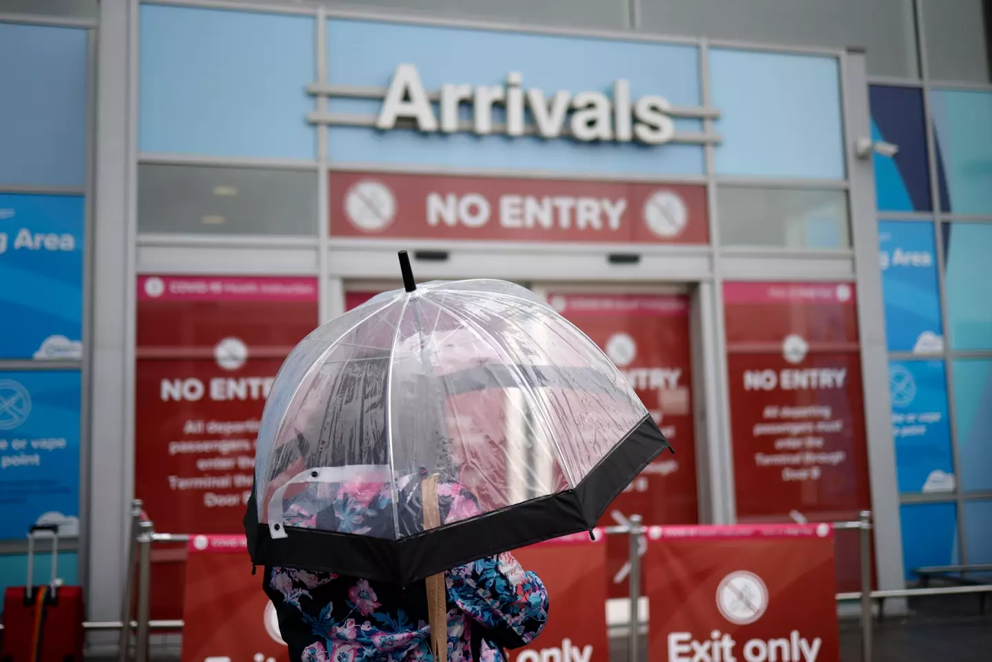 Birmingham Airport arrivals. (Christopher Furlong/Getty Images)