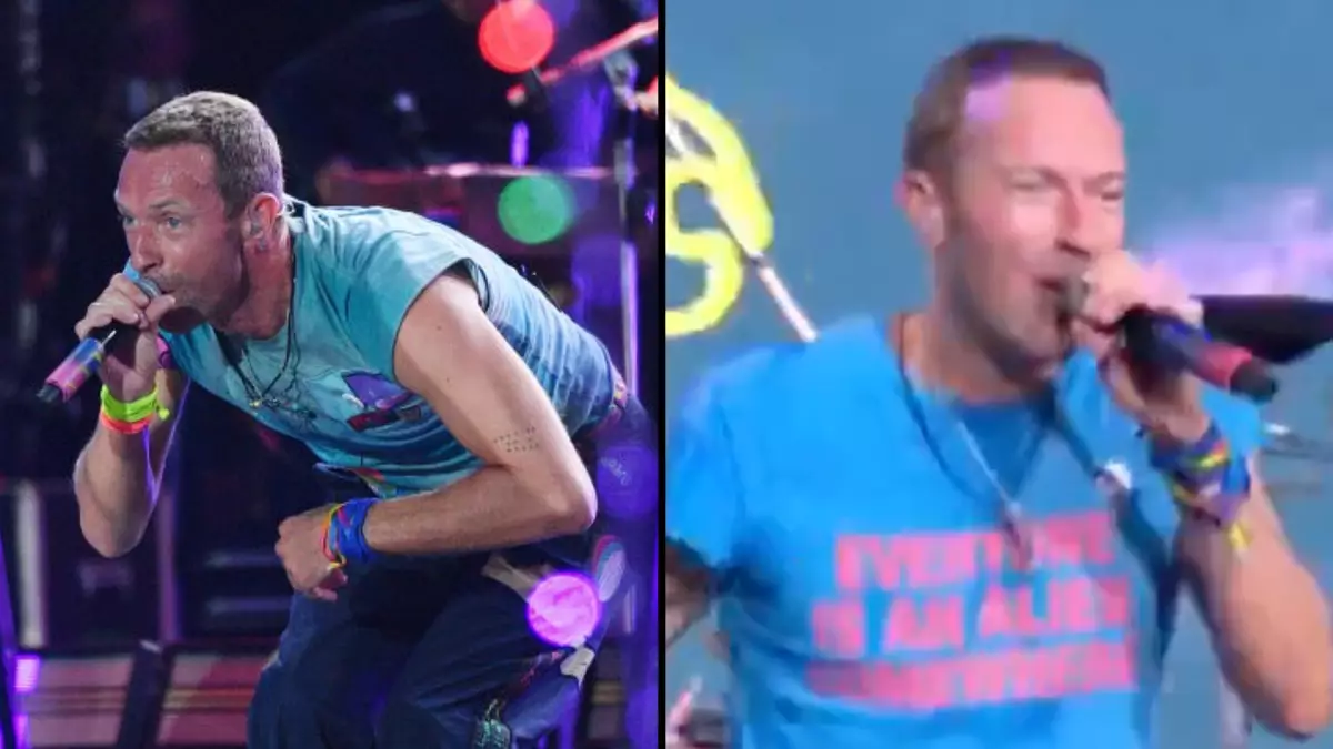 Glastonbury fans were stunned after hearing Chris Martin speak during Coldplay’s headline show