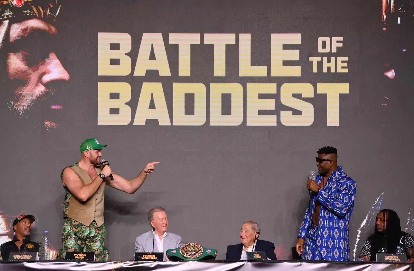 Tyson Fury and Francis Ngannou will face off tonight in Saudi Arabia.