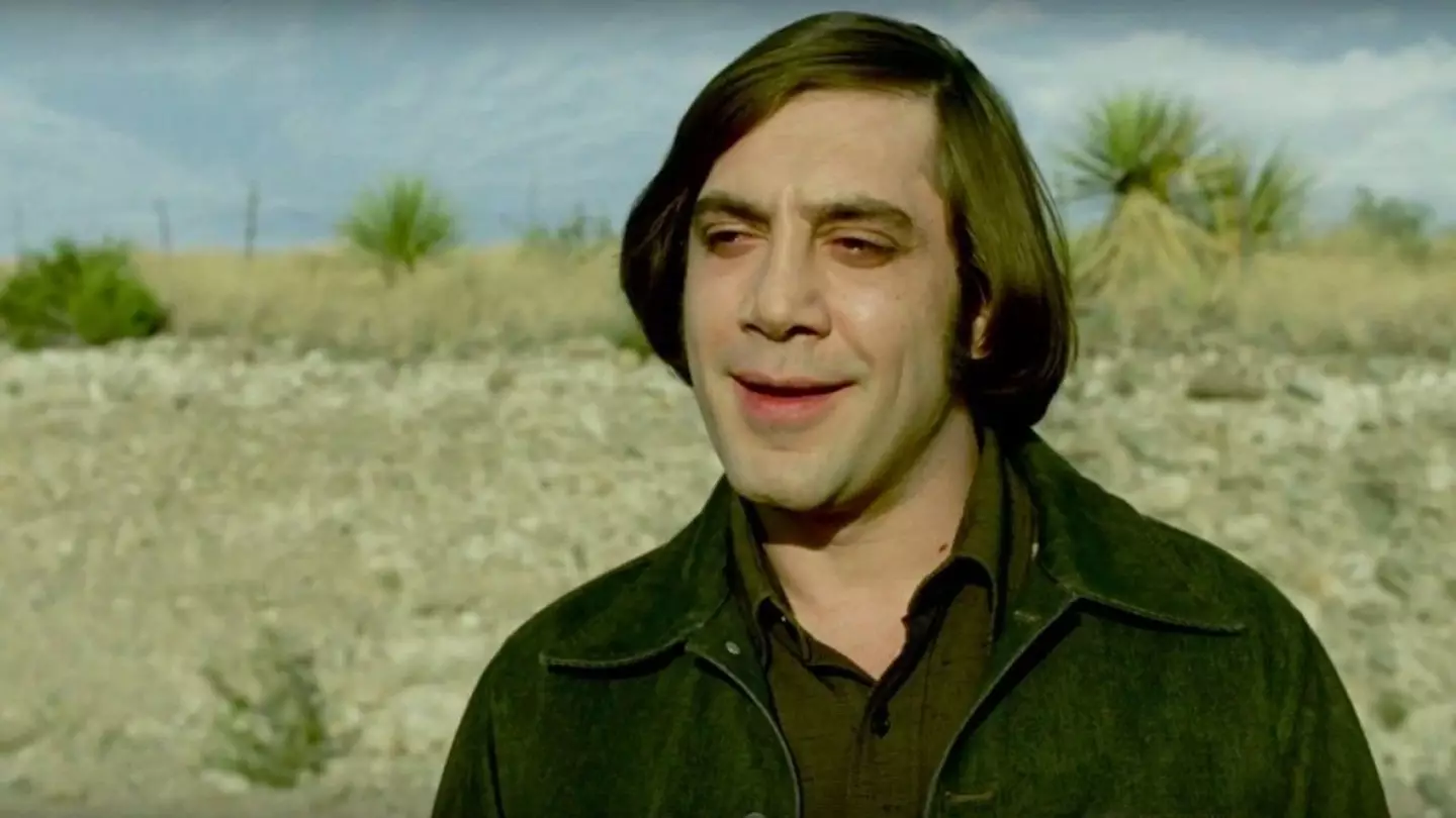 Javier Bardem's portrayal of Anton Chigurh has been determined as the best depiction of a psychopath in film (Paramount Pictures)