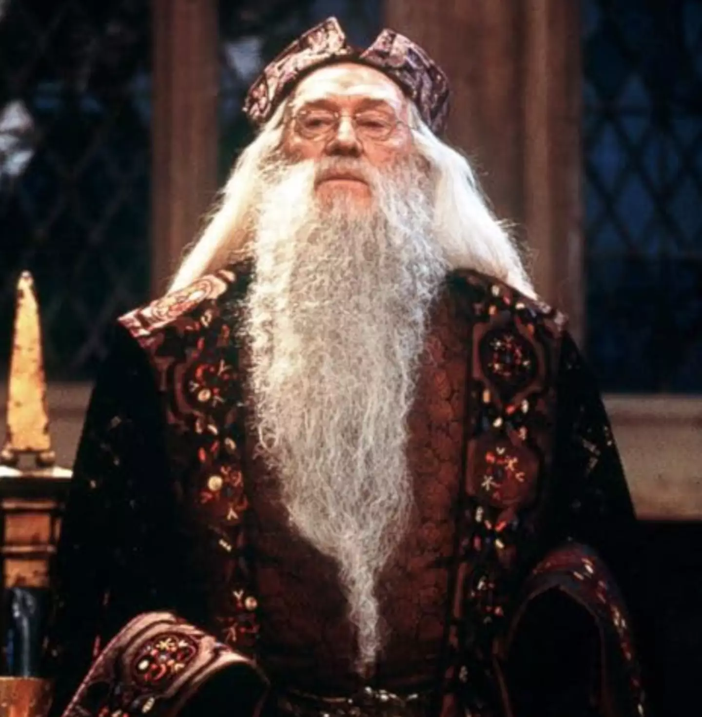 Richard Harris as Albus Dumbledore. (Warner Bros)