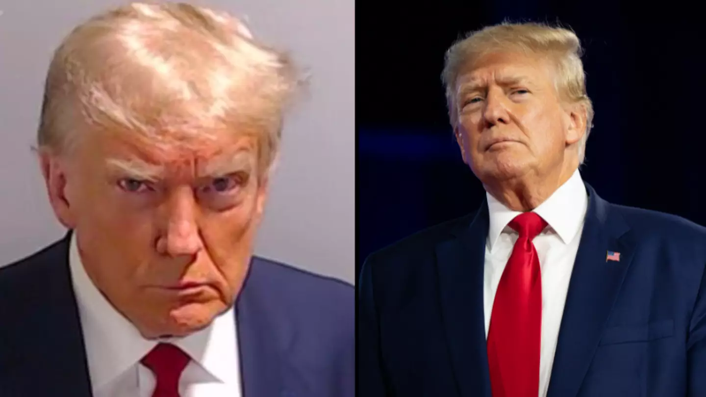 Former President Donald Trump’s mugshot has officially been released