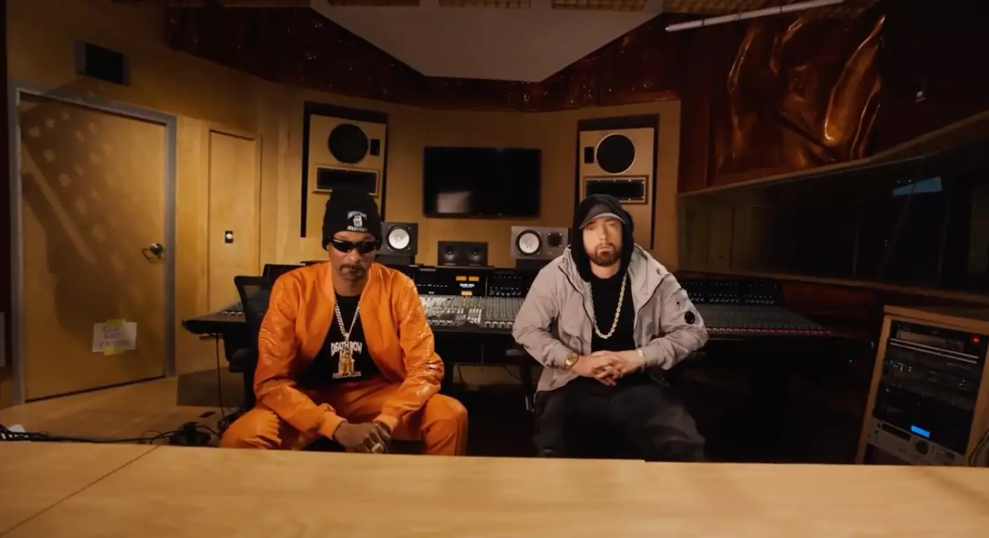 Eminem forgot he was in the 'Still D.R.E' music video alongside Snoop Dogg.