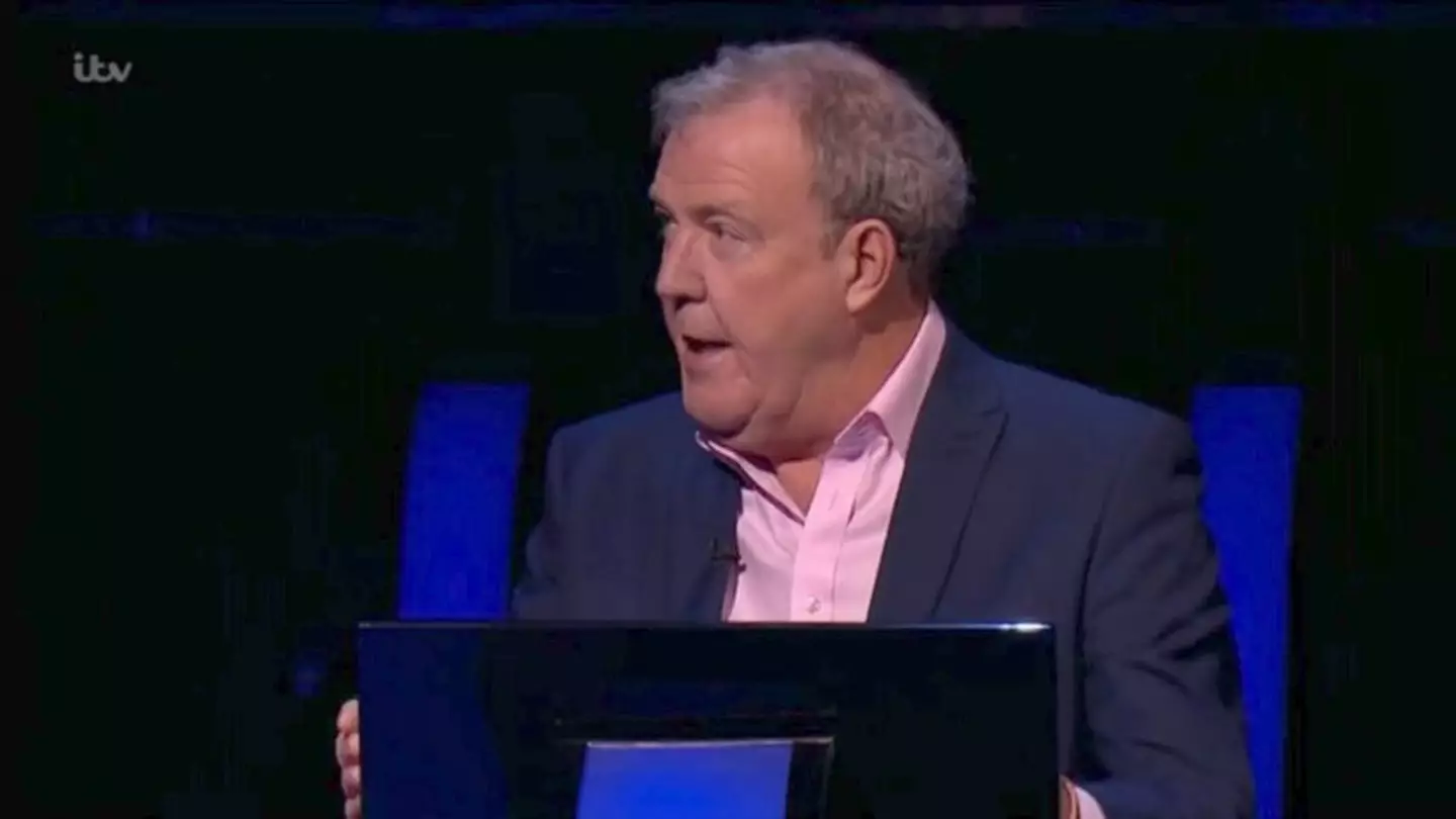 Clarkson hosts Who Wants To Be A Millionaire (ITV)