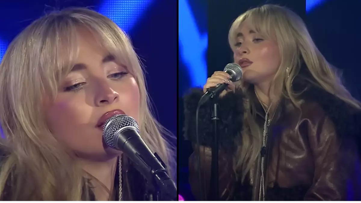 Why did BBC remove Sabrina Carpenter's Live Lounge from ?