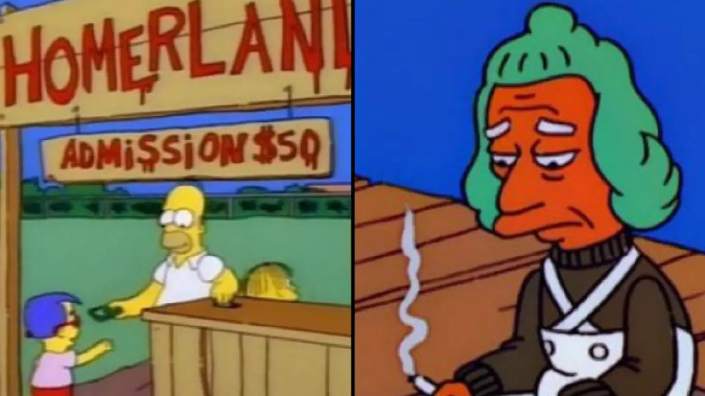 People reckon The Simpsons predicted 'shambles' Willy Wonka event that ended up involving the police