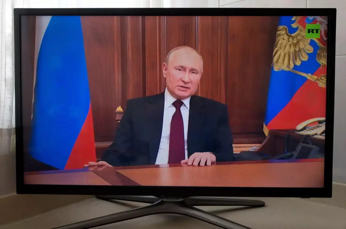 Vladimir Putin announced a 'partial mobilisation' during his televised address.