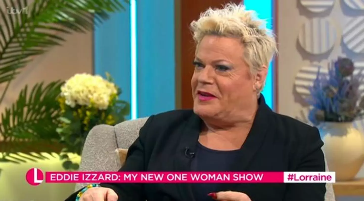 Suzy Eddie Izzard has said she's known she was transgender since she was a child.