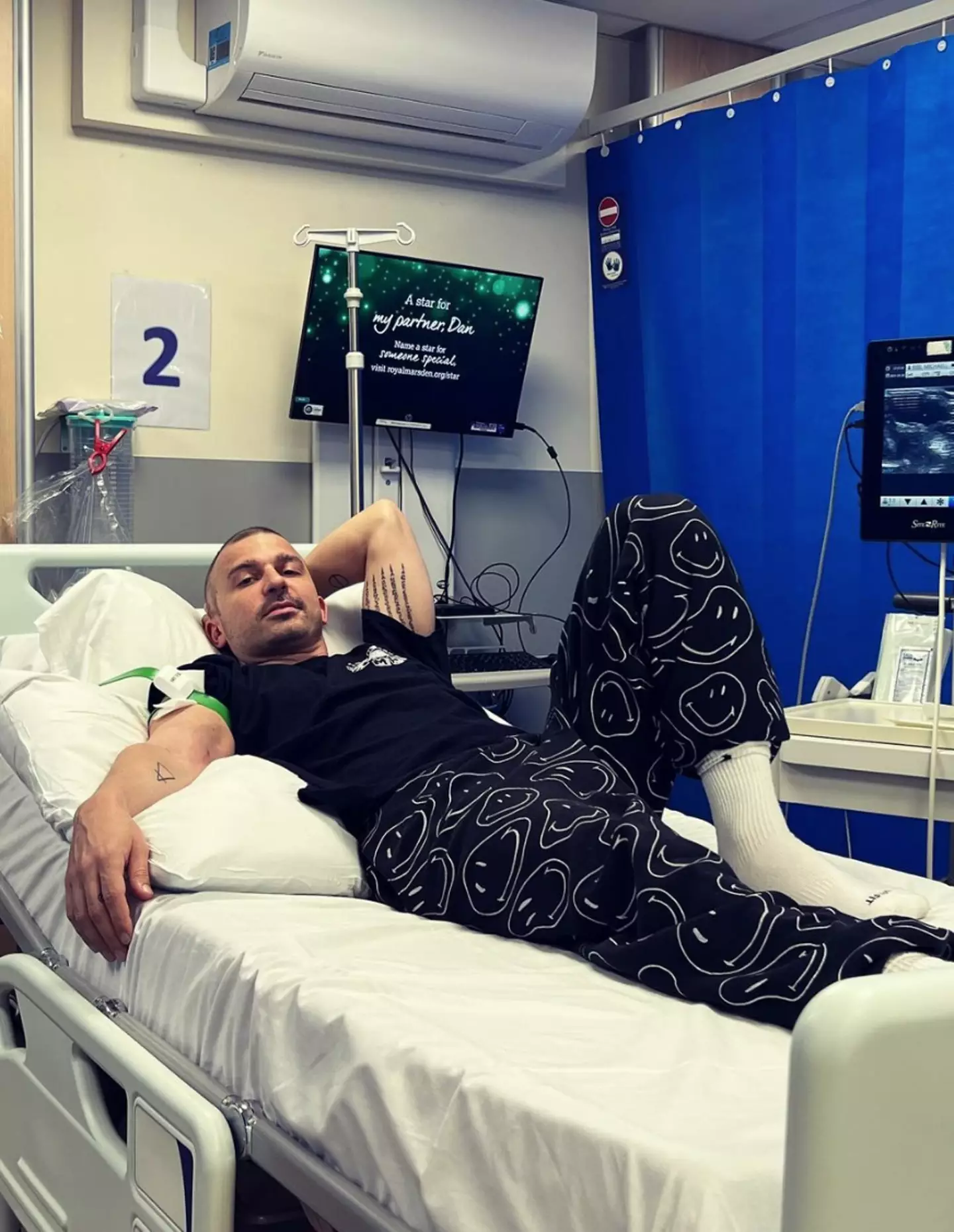 DJ Michael Bibi has updated fans on his health as he returns to hospital for treatment.