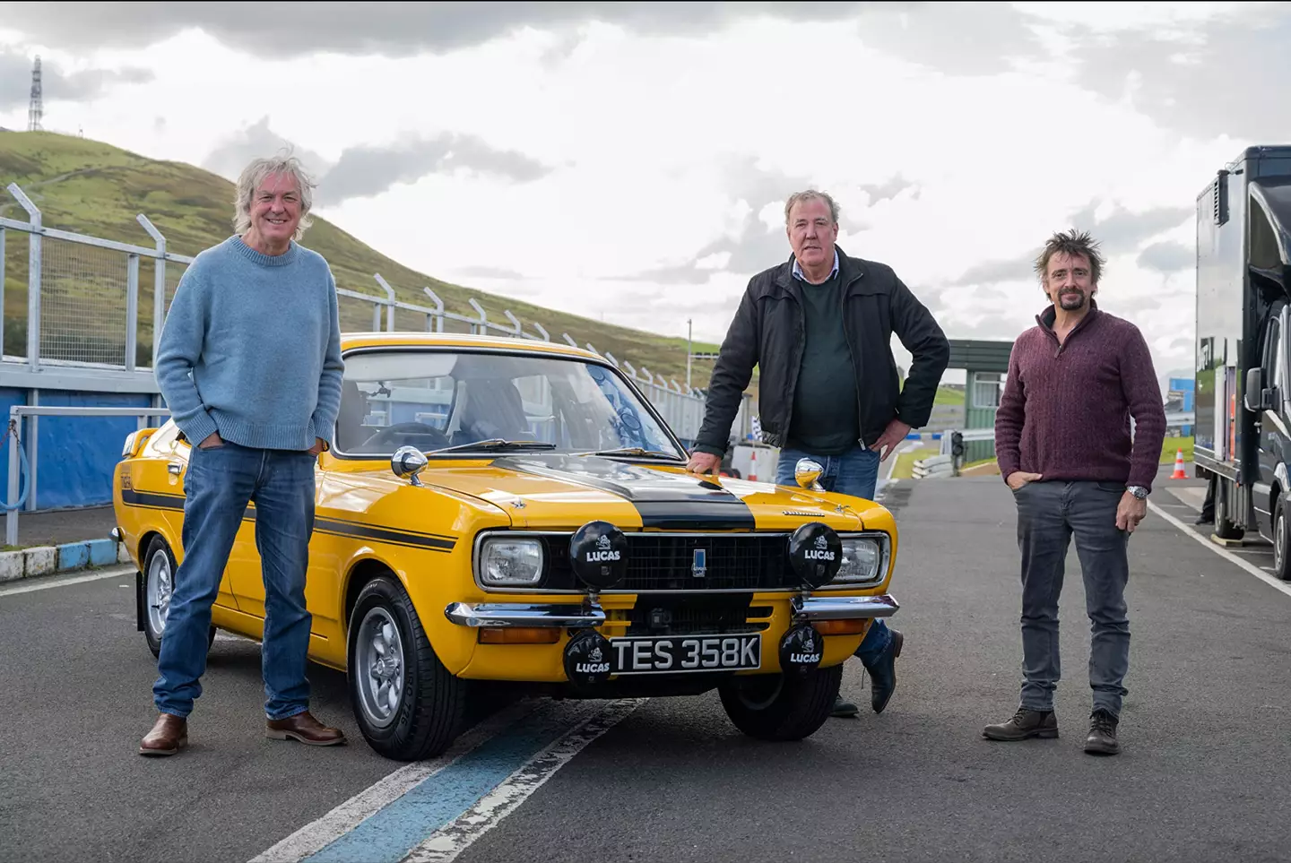 The three presenters returned for The Grand Tour series.