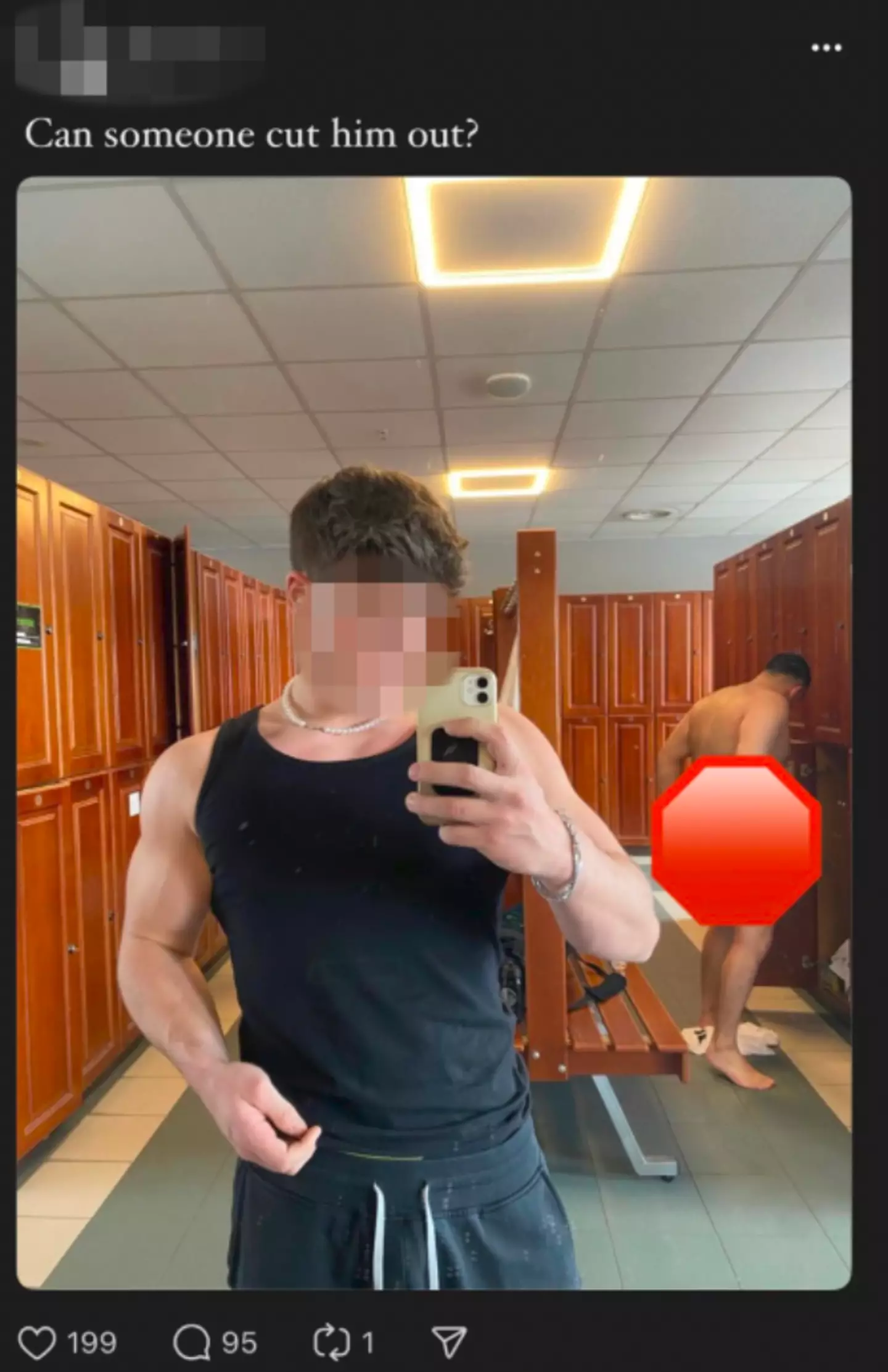 Joey Swoll has hit out at the gym-goer. (X/@TheJoeySwoll)